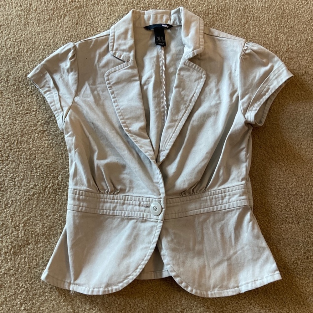 Vintage Mini Office Blazer Cottage core style